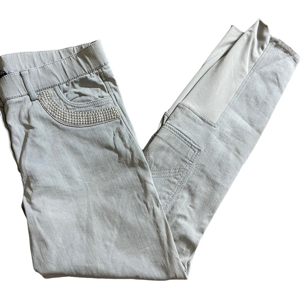 Horze Crescendo Petrina Equestrian Stretch Denim Breeches Size 28